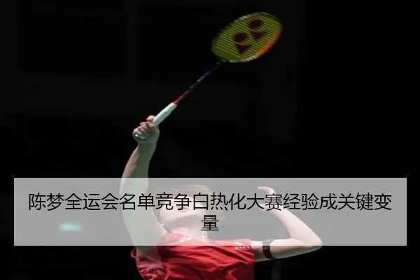 陈梦全运会名单竞争白热化大赛经验成关键变量